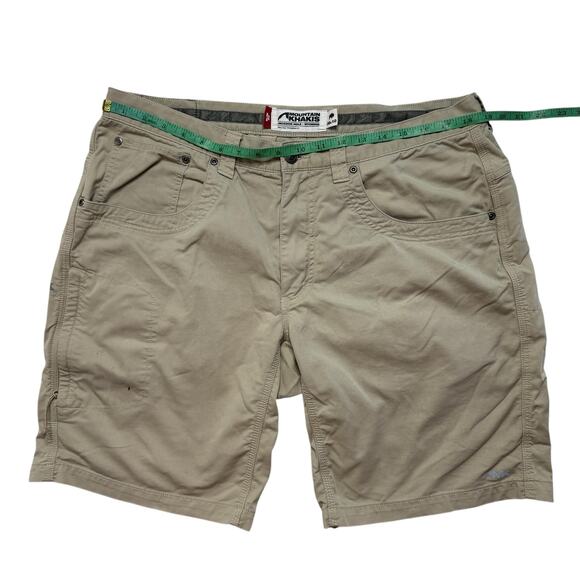 MOUNTAIN KHAKIS Slim Fit Khaki Commuter Shorts Size 38 Mens Zipper Pocket *READ* - Picture 5 of 8